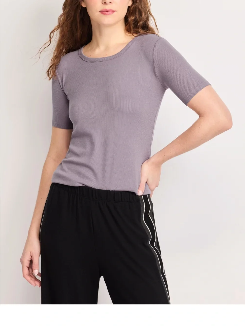 We Wander Featherstretch Rib Tee Size M NWT